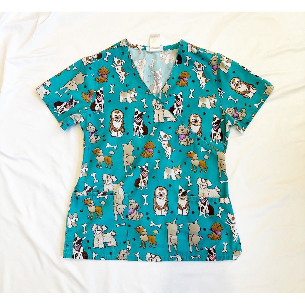 SB Scrubs  Medical Veterinarian Dog Scrub  Top Size XS